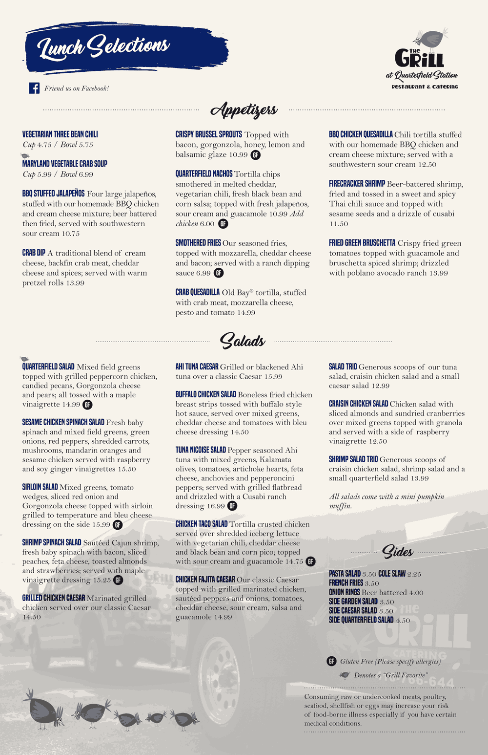 lunch menu page 1